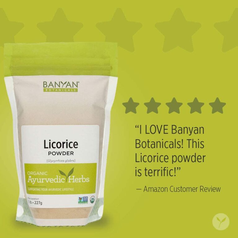 Banyan Botanicals Licorice Root Powder, 1/2 Pound USDA Organic