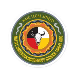 NAIC Legal Shield Logo, Round Stickers, IndoorOutdoor