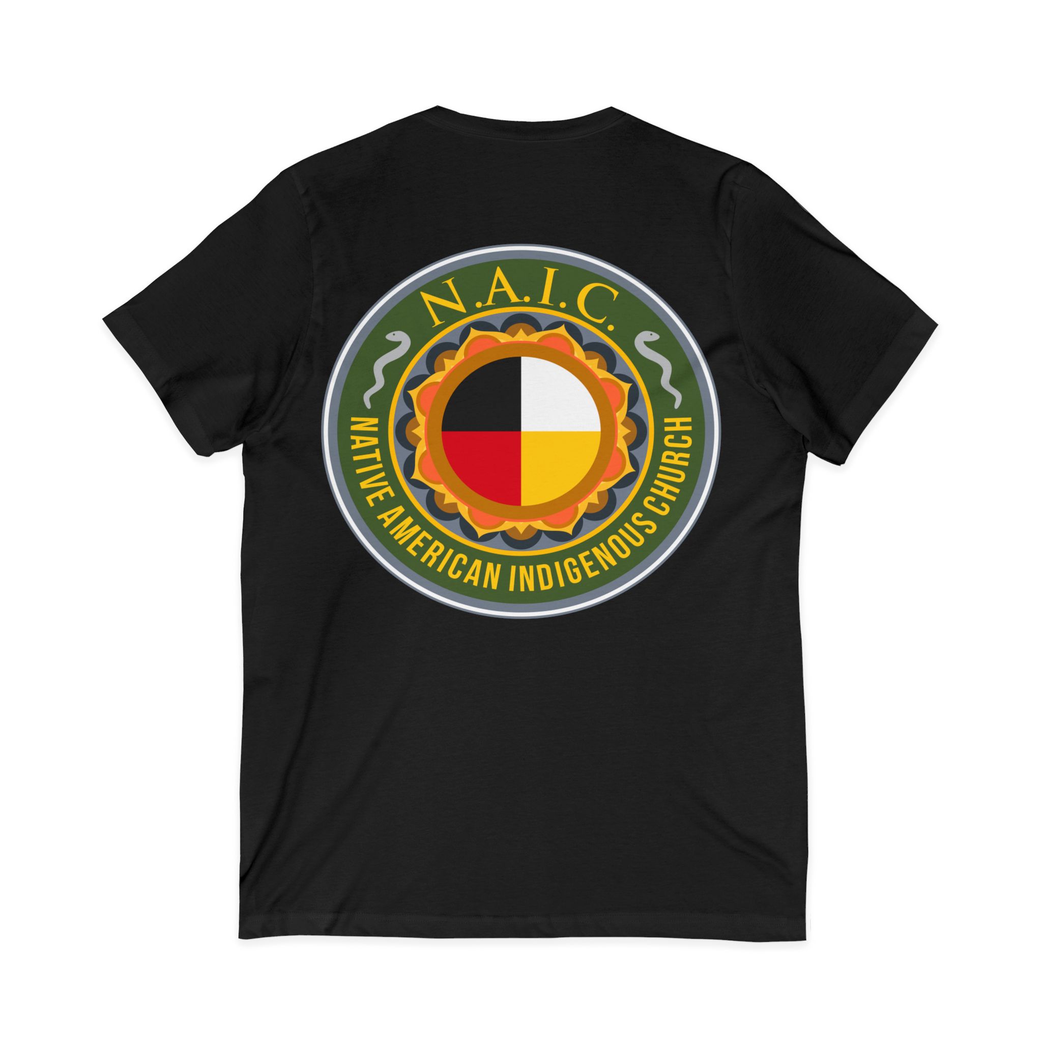 Thai Yoga Center Womens "Diamond Lady1" Unisex Jersey Short Sleeve V-Neck Tee - Image 6